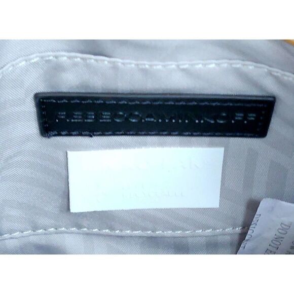 NWOT Rebecca Minkoff LIGHT TAN BROWN GENUINE LEATHER ENVELOPE SHOULDER BAG XBODY - Picture 11 of 12